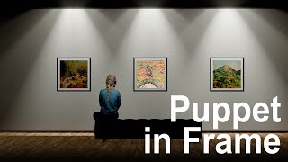 Puppet in Frame  MAN207  Fundamentals of Creativity runwayml 3dsmax [upl. by Hube]