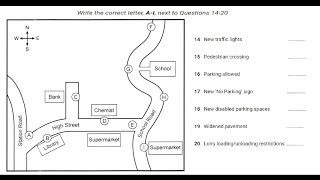 Proposed Traffic Changes in Granford IELTS Listening Map with Answers  Cambridge book [upl. by Dulcinea587]