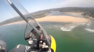 Microlight Trike Flight NSW South Coast Australia [upl. by Sheppard]