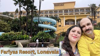 Luxury Resort at Lonavala Staycation at FARIYAS resort Complete Resort Tour Mini Water Park Slide [upl. by Malti]