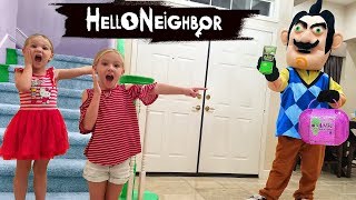 Hello Neighbor in Real Life Gross Smashers amp Bigger LOL Surprise Toy Scavenger Hunt [upl. by Margarette919]