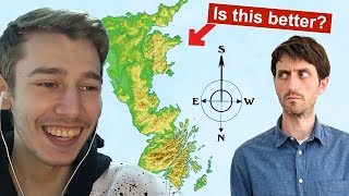 Why is North up  Map Men REACTION [upl. by Kohcztiy324]