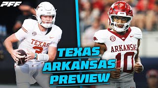 Texas vs Arkansas Preview and Prediction  PFF [upl. by Eidoc]