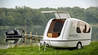 Sealander the amphibious camping trailer with electric power boat [upl. by Theall92]