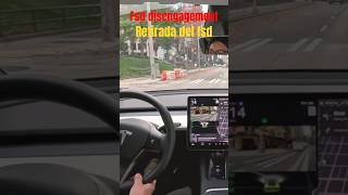 First disengagement primera retirada teslamotory fullselfdriving viralvideo [upl. by Farley]