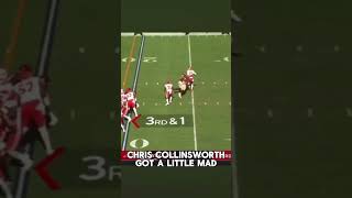 Chris Collinsworth got a bit mad💀 viral nfl [upl. by Eenahpets]