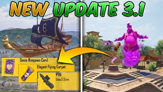 31 Update Tips amp Tricks Nimbus Island New Gun P90 Flying Carpet Portal Treasure in PUBG Mobile [upl. by Nowaj756]