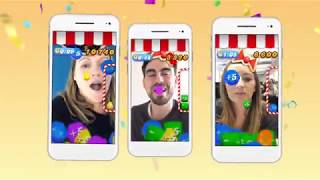 Candy Crush Saga  Facebook Camera Effect [upl. by Eninnaej936]