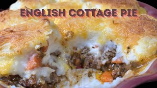 how to make ENGLISH COTTAGE PIE AMAZING food easyrecipes easy comfortfood homecooking [upl. by Atnauqahs]