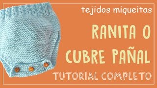 Cómo hacer una ranita o cubre pañal [upl. by Ettedo]