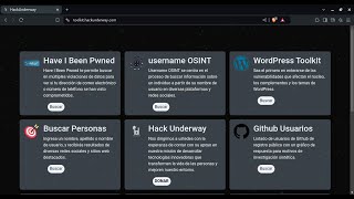 Liberación de herramientas para OSINT 🕵🏽‍♂️ [upl. by Frances]