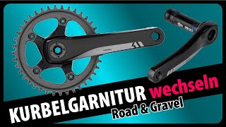 Sram APEX  RIVAL  FORCE  RED  BB30PF30  Kurbelgarnitur wechseln [upl. by Elkraps]