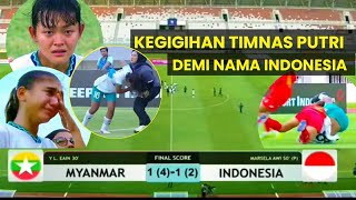 FULL PERJUANGAN DRAMATIS  Indonesia Putri vs Myanmar 11 24 Piala AFF Putri 2023 [upl. by Wilson]