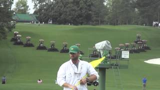 Mowing At Augusta National  The Masters 2015 [upl. by Ardnnek820]