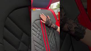 Leather car seat cover  Premiumcarseatcover [upl. by Eelarat935]