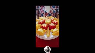 Apple Art And PlatingFood DecorationsHealthy Foods [upl. by Giralda640]