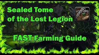 GUIDE Sealed Tome of the Lost Legion Farming Route Fastest Route Warlock Green Fire Quest Item [upl. by Imehon]