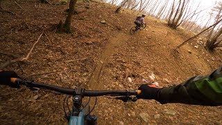 MTB Socerb  Toboga del Castello in 4k  January 2018 [upl. by Eiznil486]