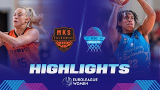 BC Polkowice v Atomeromu KSC Szekszard  Gameday 7  Highlights  EuroLeague Women 202223 [upl. by Granniah]