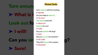 How to Improve Your English HOW TO LEARN PHRASAL VERBS shorts englishconversation spokenenglish [upl. by Eeral610]