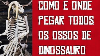 Red dead redemption 2 como e onde pegar todos os ossos de dinossauros [upl. by Lusty]