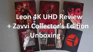 Обзор quotЛеонquot 4K UHD  распаковка  Leon 4K UHD Review  Zavvi Steelbook Collectors Edition Unboxing [upl. by Anse]