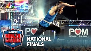 Jake Murray at the National Finals Stage 1  American Ninja Warrior 2016 [upl. by Analos]