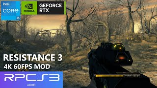 RPCS3  Resistance 3 BEST SETTING 4K 60FPS MOD  RTX 3060 Ti GDDR6X  i5 13500 [upl. by Suiravat]