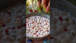 Makhane ka raita recipeyoutubeshorts shortvideo shorts recipe [upl. by Tteirrah]