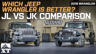 2018 Jeep Wrangler JL vs Jeep Wrangler JK  Official Comparison amp Review [upl. by Aetnahc991]