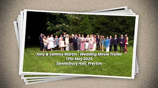 Amy amp Gemma Martins Wedding Day Movie Trailer [upl. by Rodolphe777]