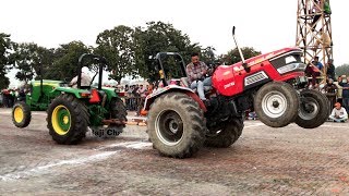 John Deere 5310 vs Mahindra Arjun 555 Di Tractor Tochan  2019 [upl. by Luing]