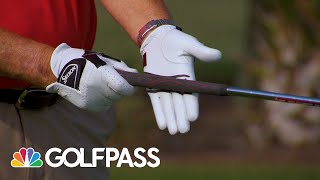 How to Properly Grip Your Golf Club  GOLFPASS  Golf Channel [upl. by Pillow]