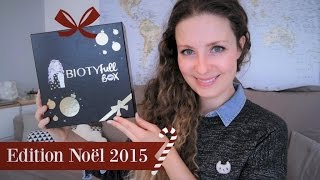 J’ai testé la Biotyfull box édition Noël 2015 [upl. by Trellas]