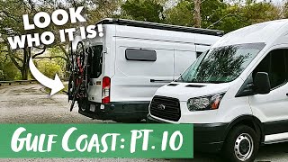 Check out who parked next to us in St Pete Van Life Travel Vlog St Petersburg amp Gulfport FL [upl. by Ajin]