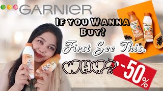 New Garnier Hair Food Papaya Shampoo ampConditioner🥰Got 50 Discount 😍 Nilofers Vlog [upl. by Enej287]