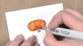 All About Stamping  Using Markers with Stamps Shading with Copic Markers [upl. by Avan]