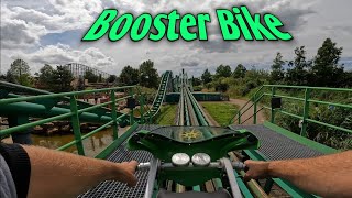 Toverland 2024  Booster Bike Onride  Vekoma  Motobike Coaster [upl. by Ecinahs]