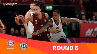 BayernPartizan  Round 8 Highlights  202324 Turkish Airlines EuroLeague [upl. by Adnolahs]