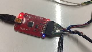 My Custom STLINK V2 Program and Debug Board Test [upl. by Ahtamat575]