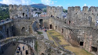 Conwy Castle North Wales [upl. by Aillemac]