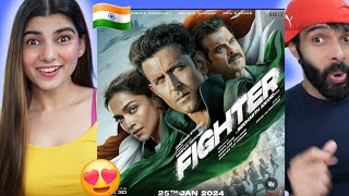 Fighter Official Trailer Reaction  Hrithik Roshan Deepika Padukone Anil Kapoor Siddharth Anand [upl. by Heringer868]