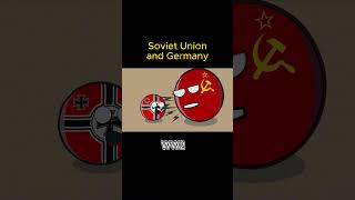 Soviet Union and Germany ww2 countryballs ww2 german russia [upl. by Na296]