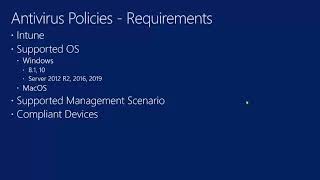 Microsoft Endpoint Manager Intune Endpoint Protection Part II Antivirus [upl. by Adnale]