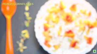 Breakfast Recipe  Peach Cornflakes Kellogg’s Waale Guptaji Ki Family ka quotBFF Wala Nashtaquot [upl. by Notlrahc]