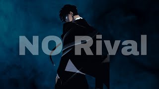 No Rival  Solo Leveling AMV [upl. by Ecitnirp]