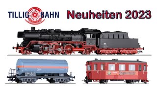 Tillig Modellbahn Neuheiten 2023  Spur TT H0 H0e und H0m [upl. by Brag846]