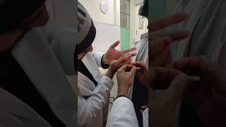 Blood clotting time by capillary tube method  Physiology lab neet medical bums mbbs [upl. by Uohk836]