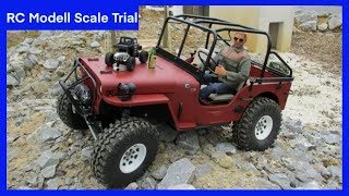 RC Willys Jeep 16 Scale Model Trial Hobby build Scaler Models  RC Willys Jeep Trialer [upl. by Merkle]