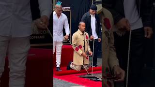 Ludacris honored with a star on hollywood Walk of fame ludacris celebrity viral [upl. by Xonk]